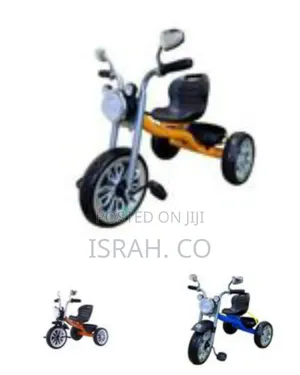 Children's Tricycle With a Parent Push Handle