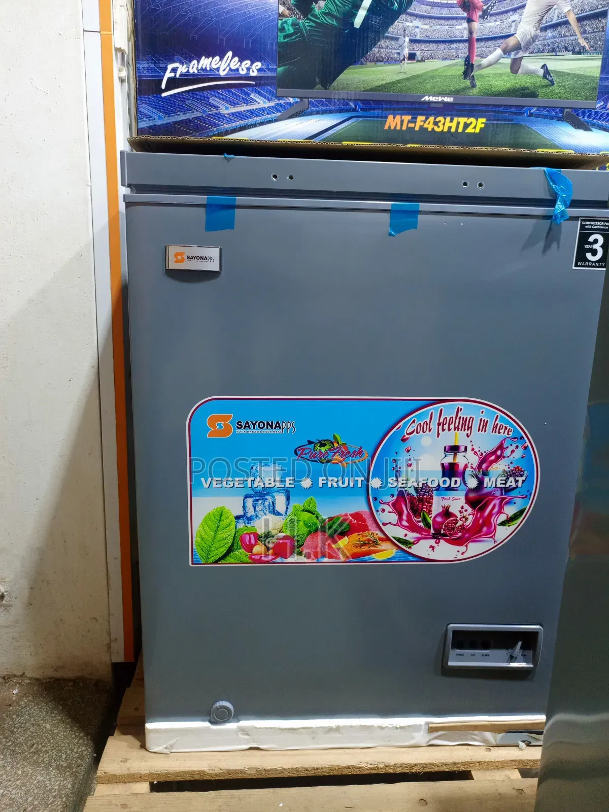 Sayona Deep Freezer, Model Mt-F43ht2f.