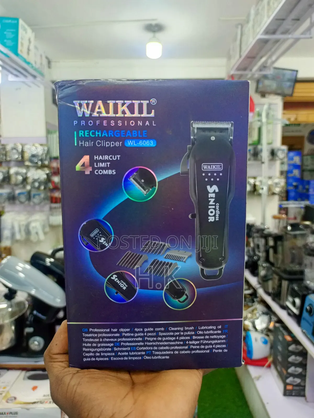 Waikil Professional Rechargeable Hair Clipper