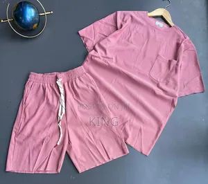 Pinky Chill Two Piece Shirt, Shorts