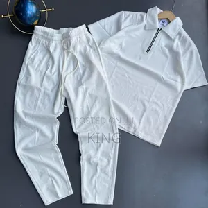 Chillers Matching Zip-Up Shirt and Sweatpants Set. Is