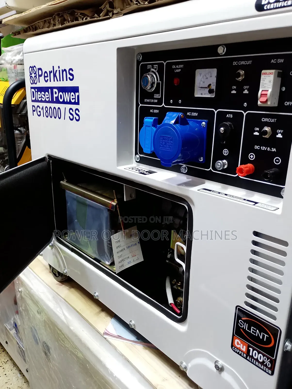 Perkins 7kva Diesel Silent Generator