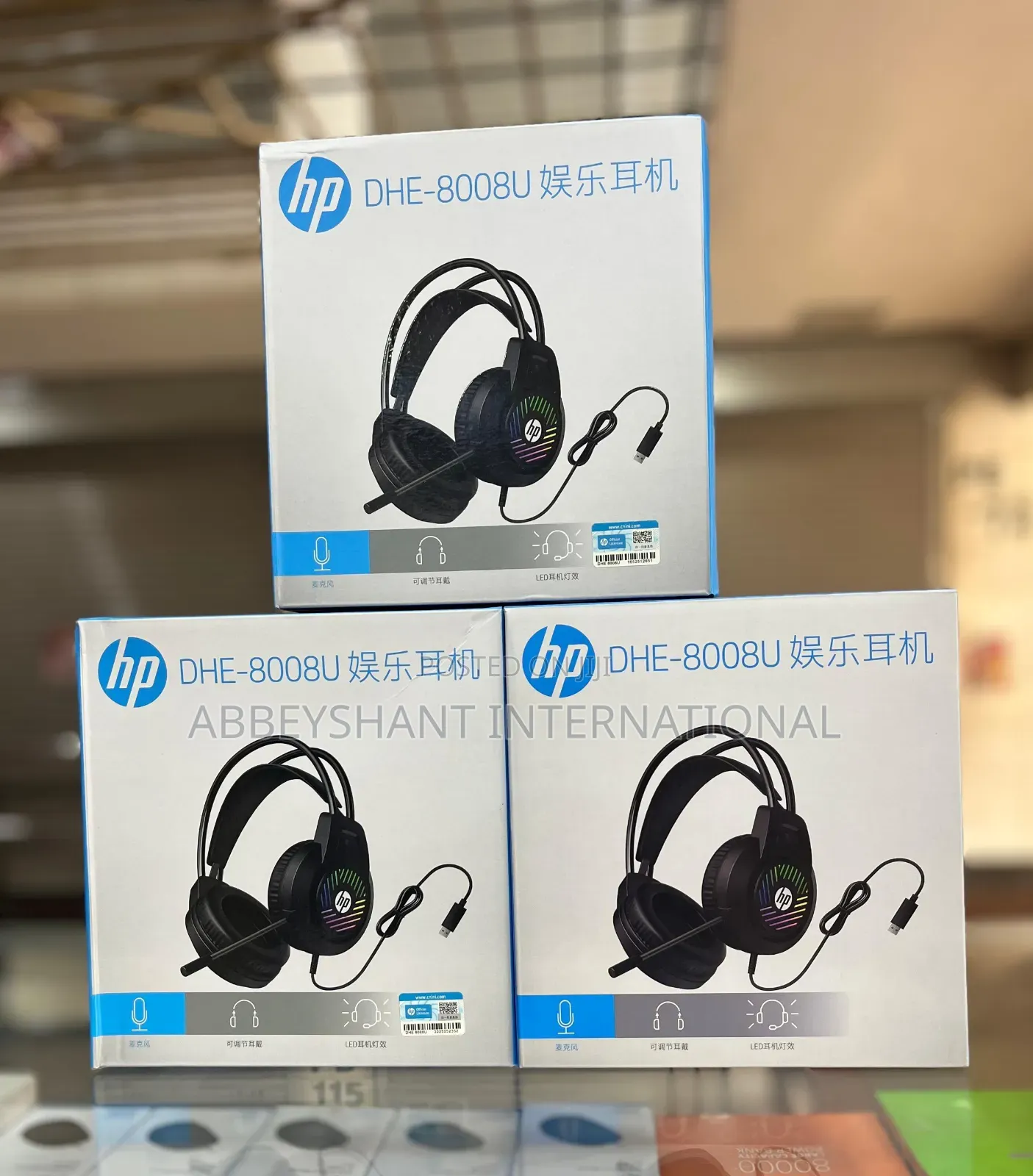Hp Usb Wired Headphone/ Microphone Headphone