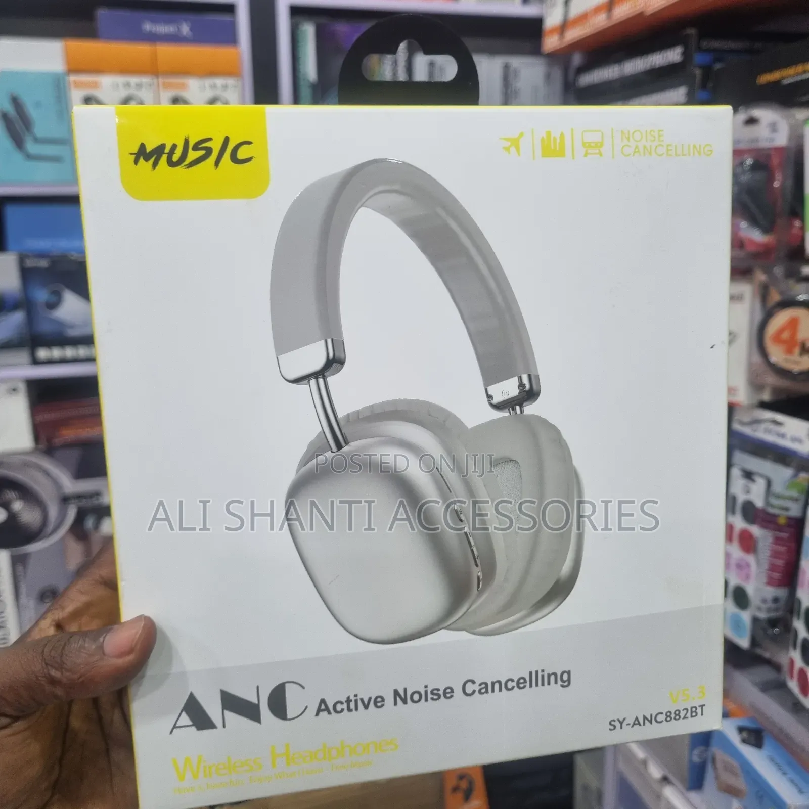 Anc Active Noise-Canceling Apple Headphone Sy-Anc882bt