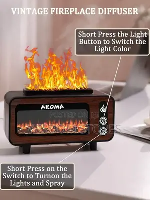 Wood Grain Fireplace Diffuser