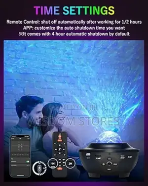 Smart App 3 In 1 Galaxy Projector With Remote Control