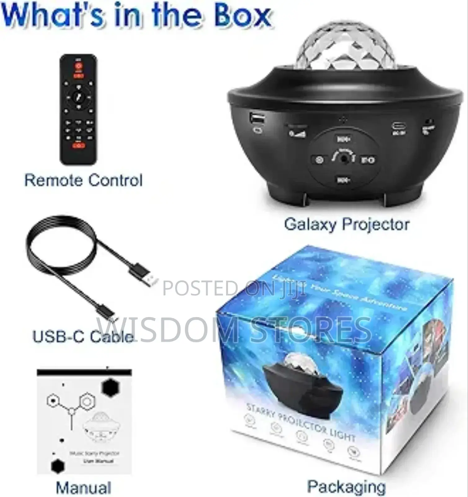 Star Projector Galaxy Light With Bluetooth Speaker