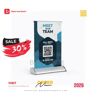 Table Retractable Banner