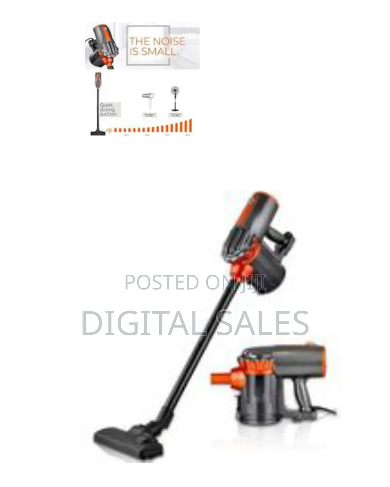 Raf Powerful Cordless Stick Vacuum Cleaner - Multicolor