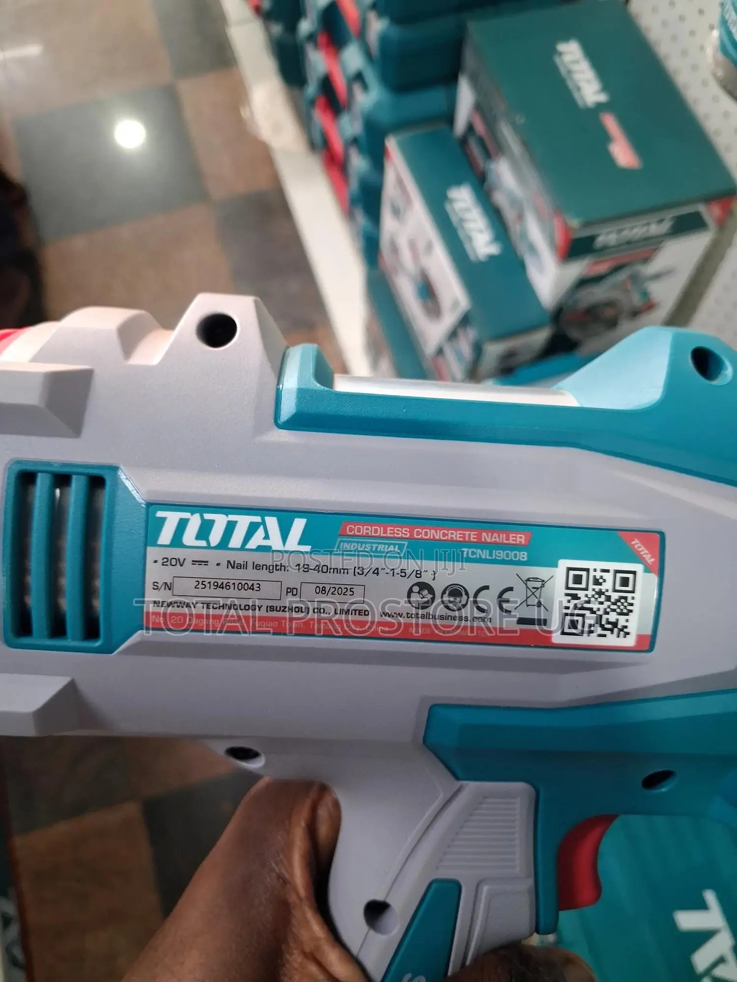 Cordless Concrete Brad Nailer 40mm
