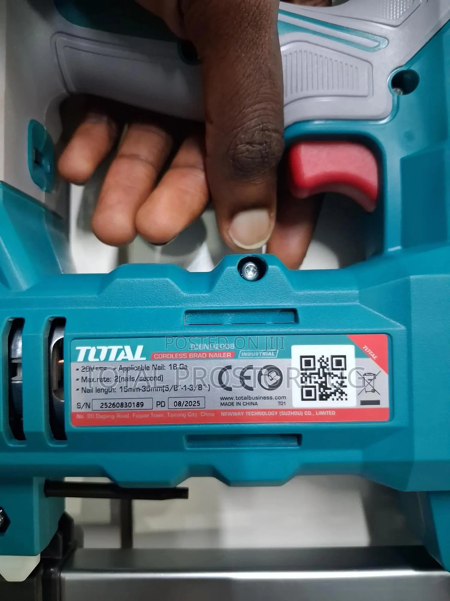 Cordless Brad Nailer 35mm.