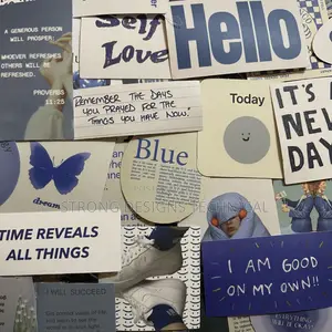 Blue Theme Stickers for Laptops/ Gaming Consoles / PCS/ Tablet Covers