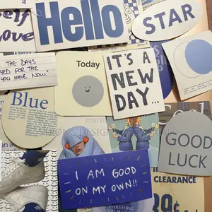 Blue Theme Stickers for Laptops/ Gaming Consoles / PCS/ Tablet Covers