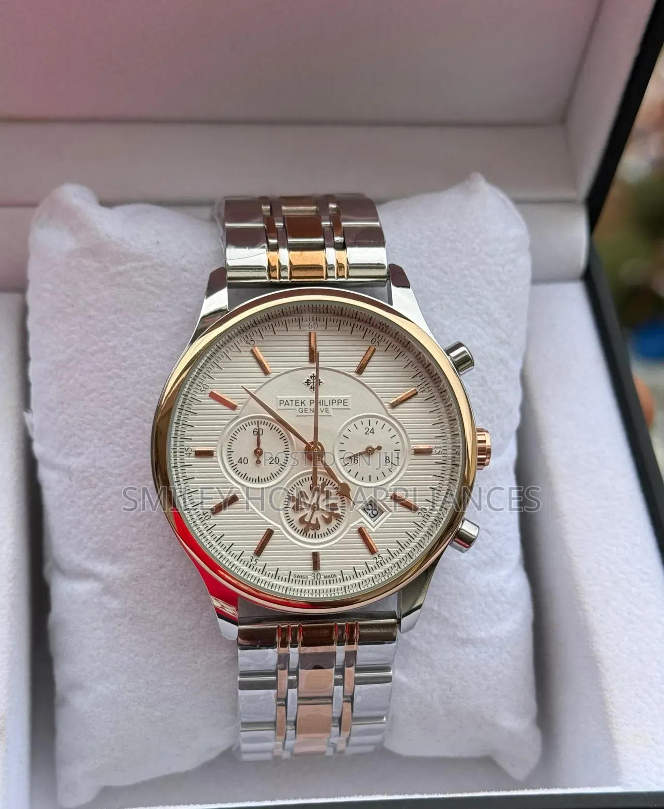 Men's Authentic Patek Philippe Geneva Automatic Time Piece at Discount