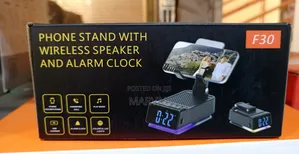 F30 Phone Stand With Wireless Speaker