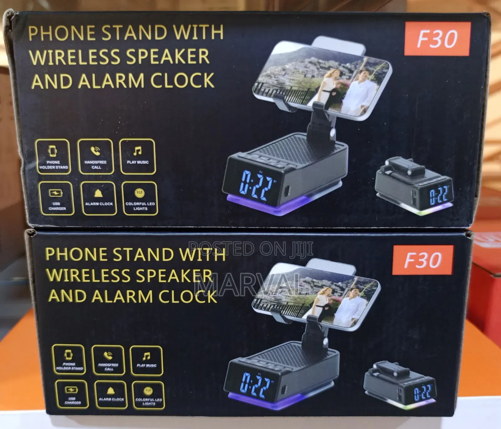 F30 Phone Stand With Wireless Speaker