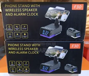F30 Phone Stand With Wireless Speaker