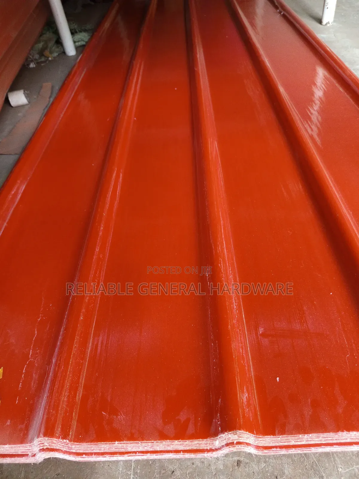 Transparent Ironsheets Green Fiber 3x10 Feet