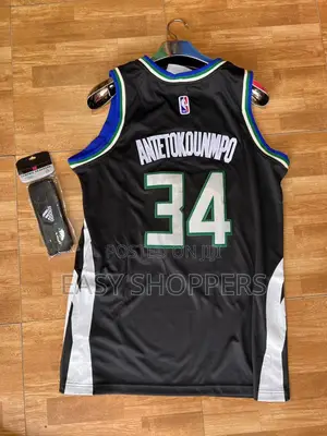 Giannis Antetokounmpo Milwaukee Bucks Jersey Statement Edition