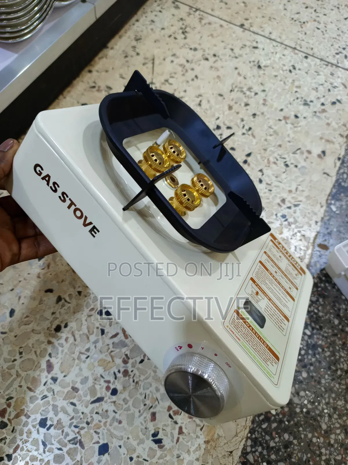 Portable Single-Burner Gas Stove,