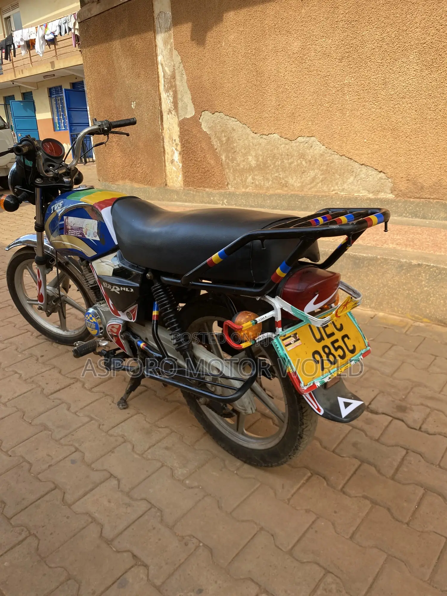 TVS XL 100 2018 Blue