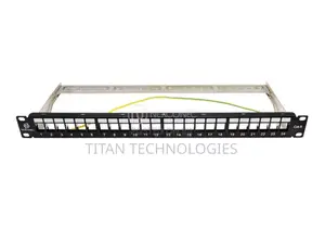 24 Unloaded Patch Panel With Keystone Jack's