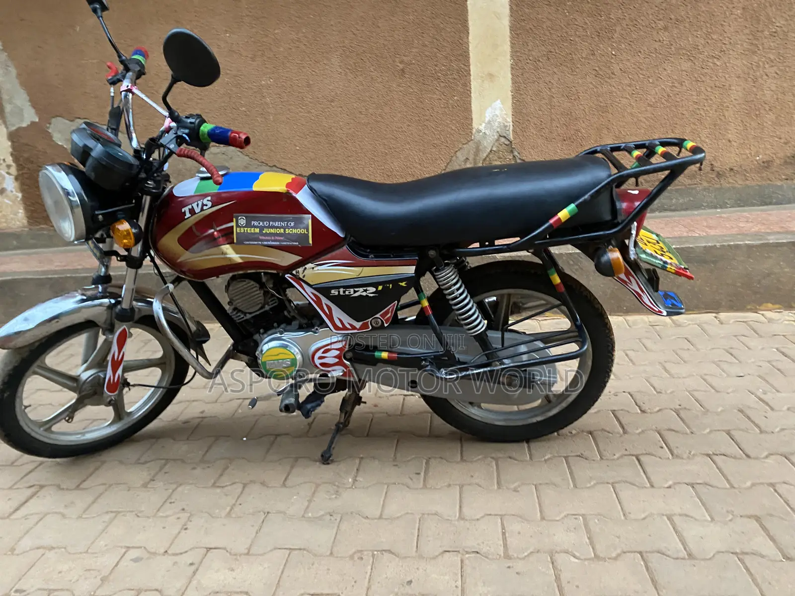 TVS XL 100 2020 Red