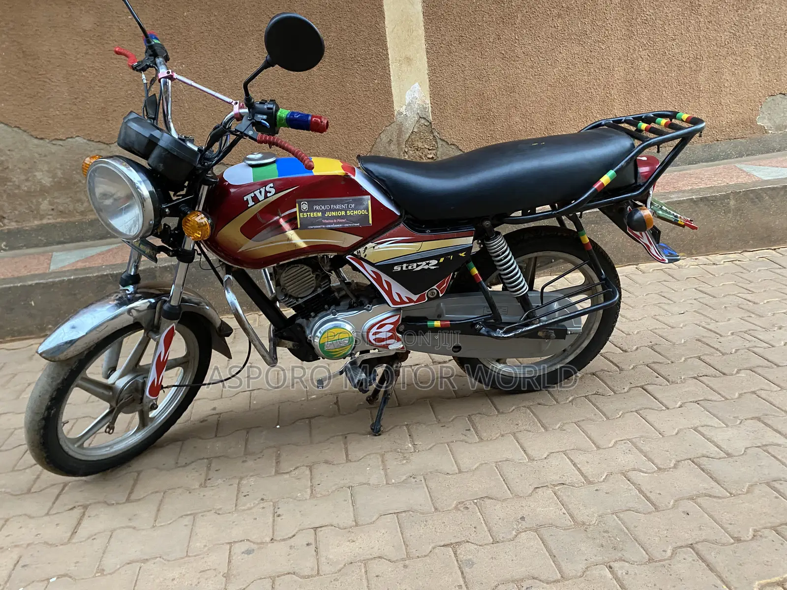 TVS XL 100 2020 Red