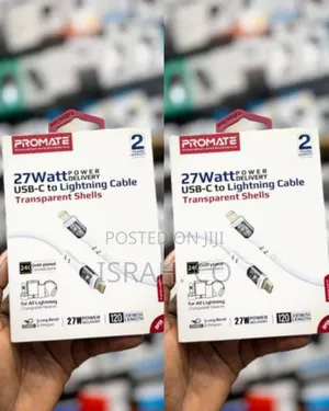 Promate 27w Power Delivery Usb-C to Lightning Cable