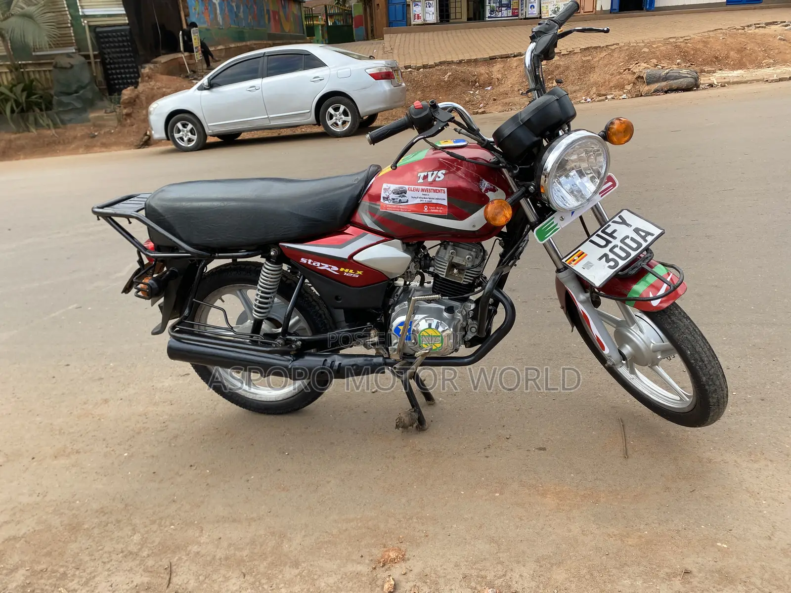 TVS HLX 125 2023 Red