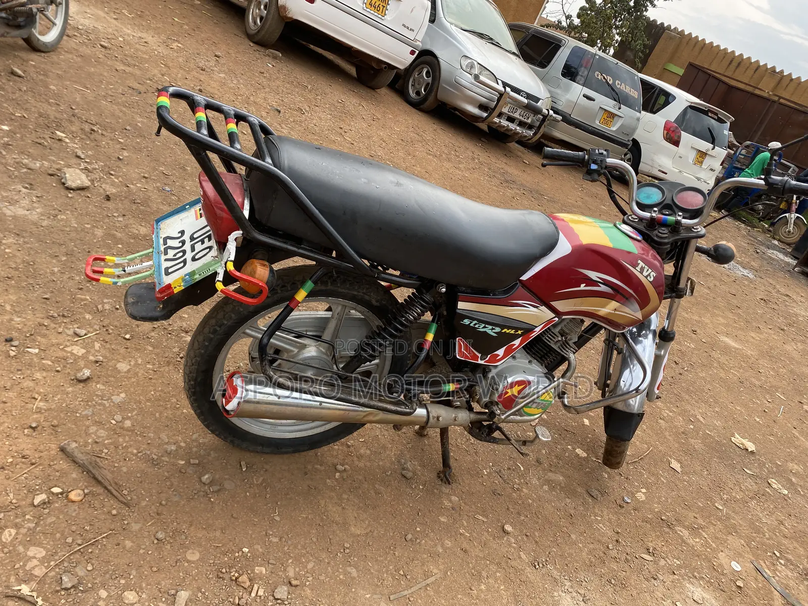 TVS XL 100 2020 Red