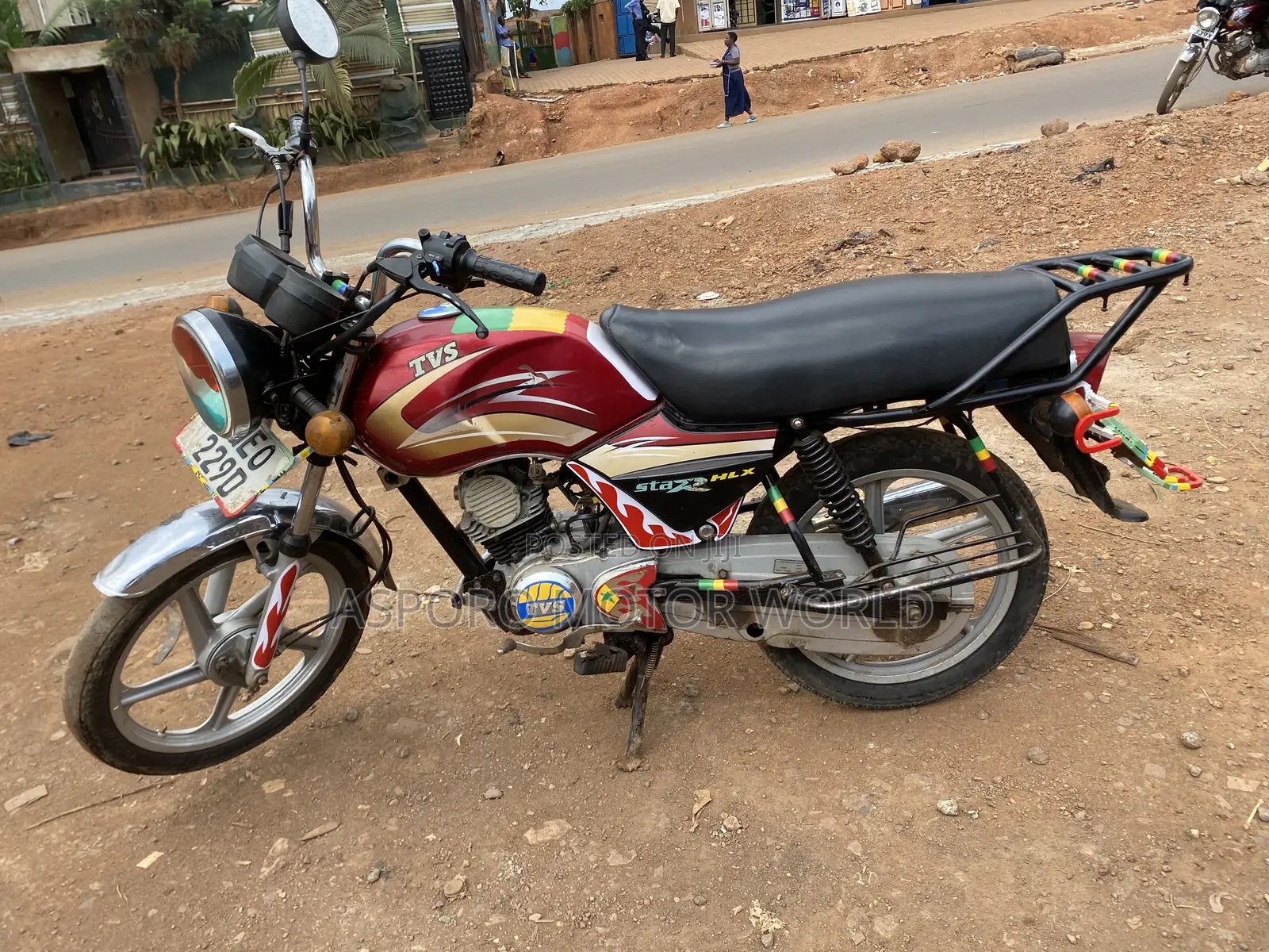 TVS XL 100 2020 Red