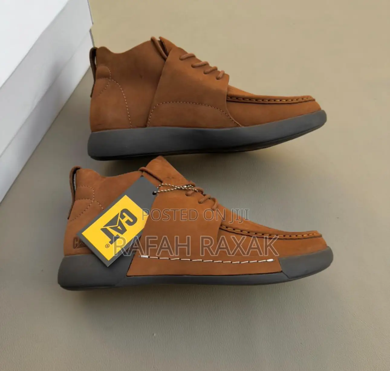 Original Men’S Brown Cat Casual Leather Boots