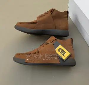Original Men’S Brown Cat Casual Leather Boots