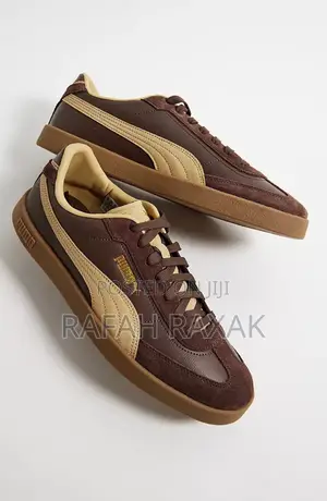 Original Men’S Brown Puma Club Ii Era Sneakers