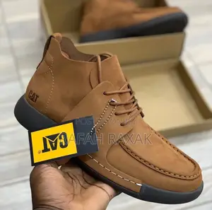 Original Men’S Brown Cat Smart Casual Premium Leather Boots