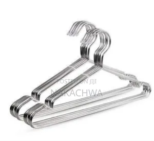 12 Pieces Of Stainless Steel Hangers