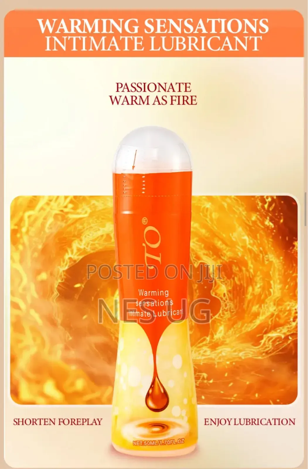 Water-based Lubricant For Intimate Warming Sensations Of Couples -50ml