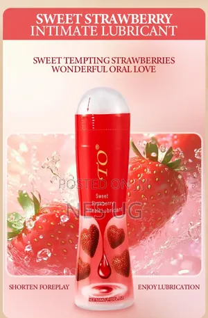 Water-based Intimate Lubricant Strawberry Flavored For All Couples