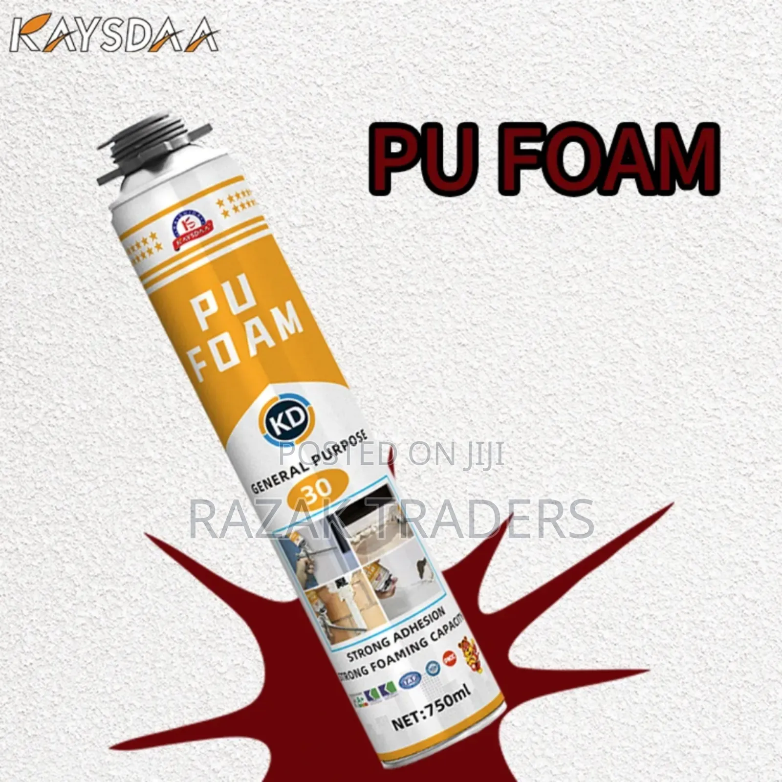 Pu Foam Spray, or Polyurethane Foam Spray