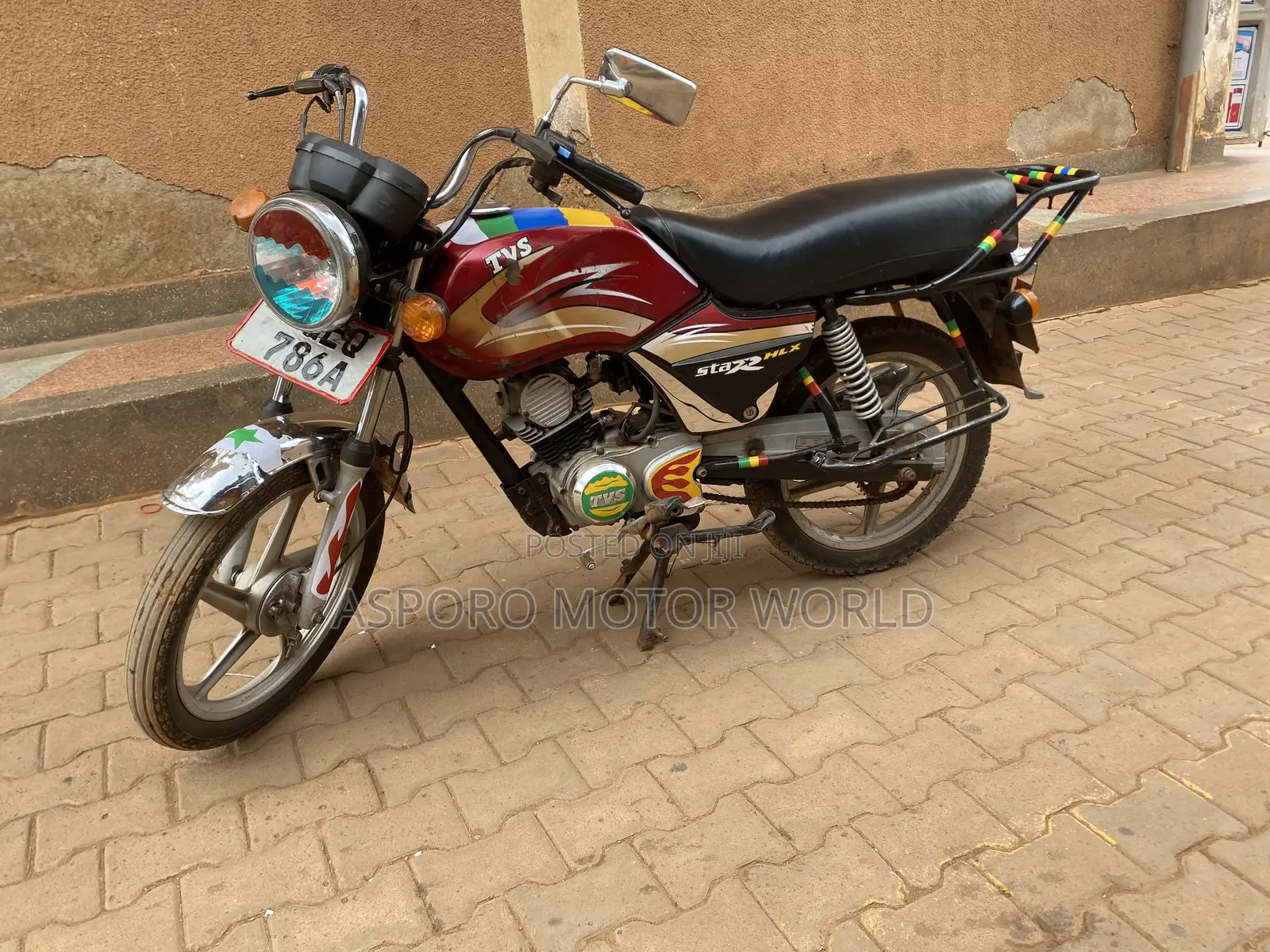TVS XL 100 2020 Red