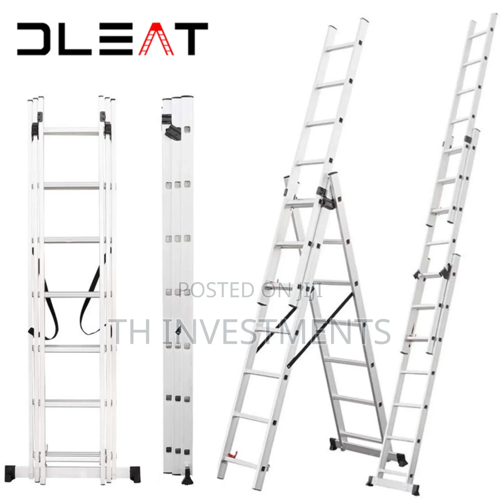 Aluminium Extension Ladder 8x3 Steps