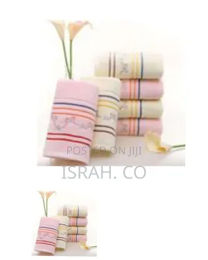 Luxury Embroidered Cotton Towel Set (2-Piece)