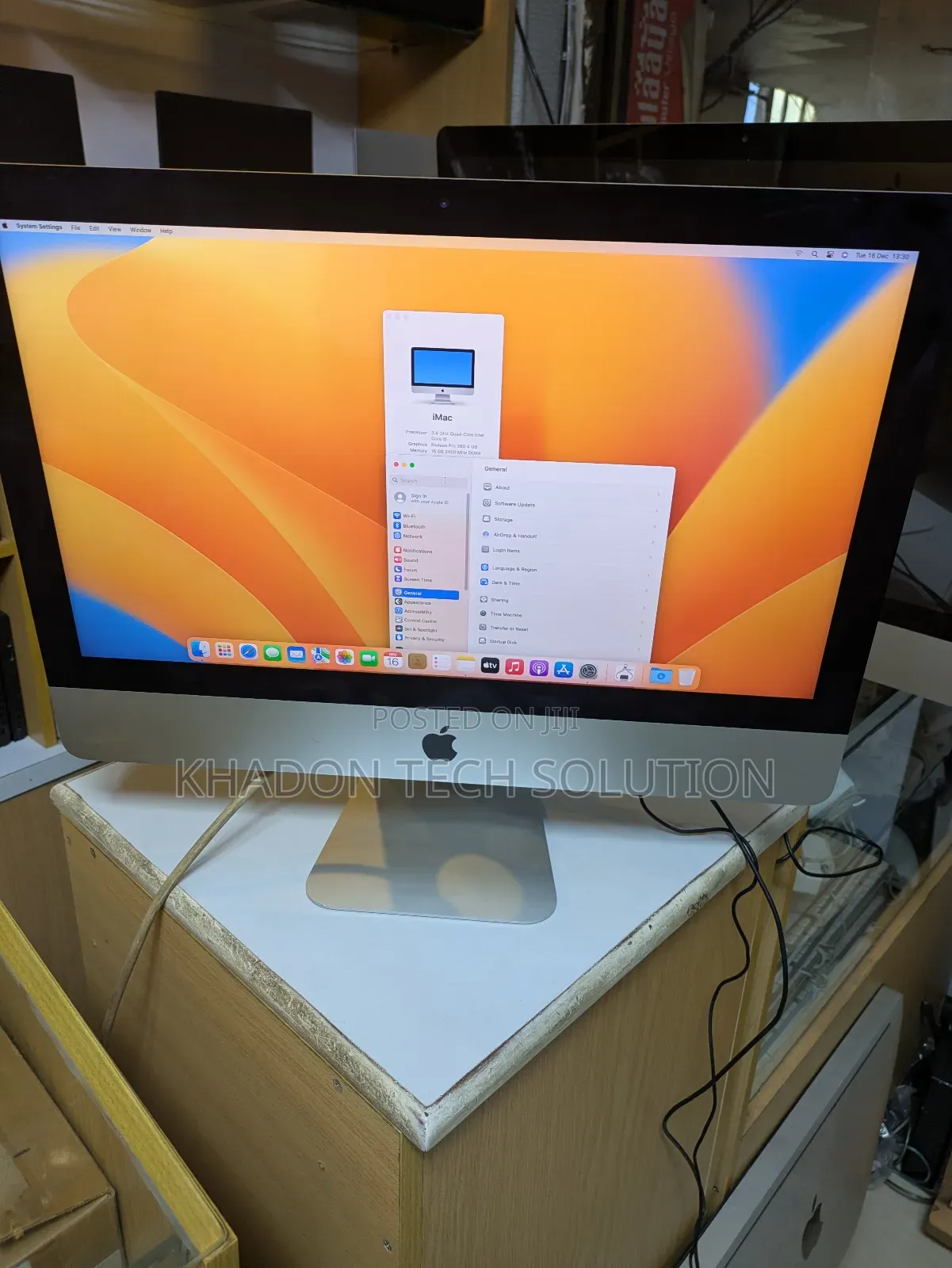 Desktop Computer Apple iMac 16GB Intel Core i5 SSD 256GB