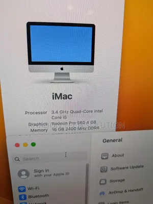 Desktop Computer Apple iMac 16GB Intel Core i5 SSD 256GB
