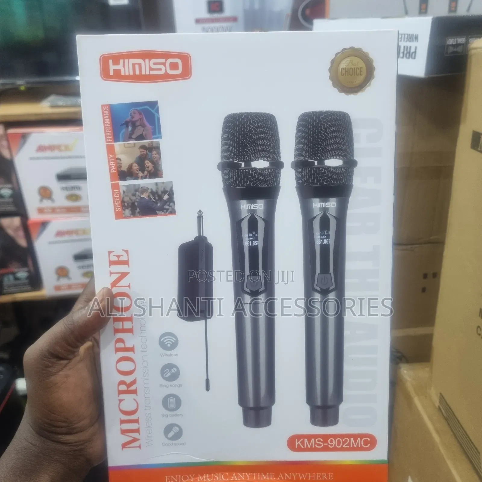 Kimiso Wireless Microphone With Transmitter KMS-902mc
