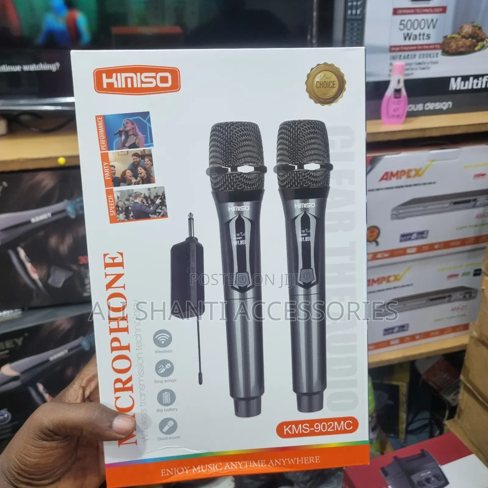Kimiso Wireless Microphone With Transmitter KMS-902mc