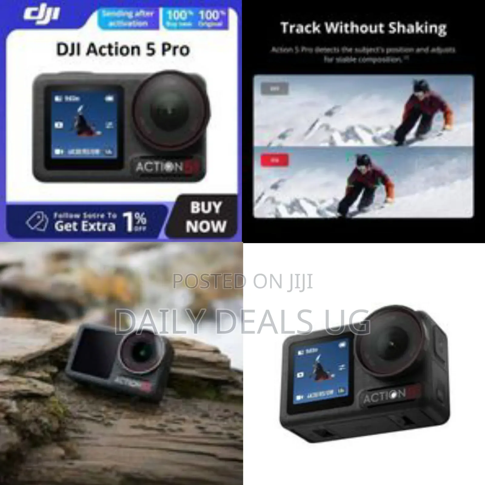 Dji Osmo Action 5 Pro Action Camera (Standard Combo) - Multicolor