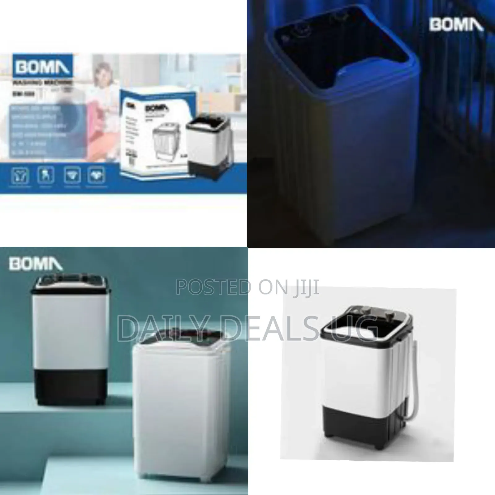 Boma Compact Portable Washing Machine - Multicolor