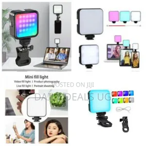 Video Conferencing Fill Light With Clip - Multicolor
